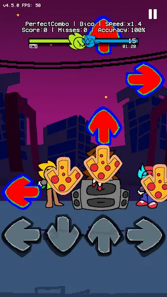 Beat Battle Official Remake [MOD: открыты все песни и режимы] Screenshot 4