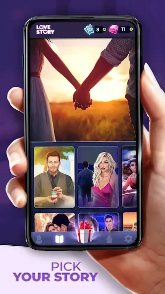 Love Story ® Romance Games [MOD: безлимитные бриллианты и все выборы открыты] Screenshot 4