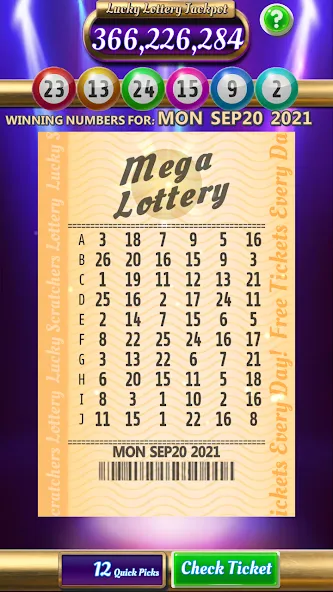 Scratch Off Lottery Casino [MOD: безлимитные монеты и все билеты открыты] Screenshot 3
