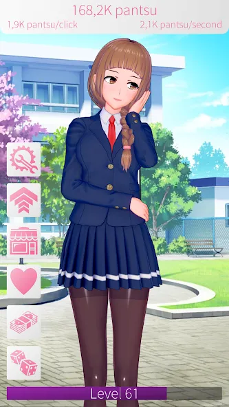 WAIFU CLICKER Sexy Anime Girls [MOD: безлимитные монеты и открытые девушки] Screenshot 1