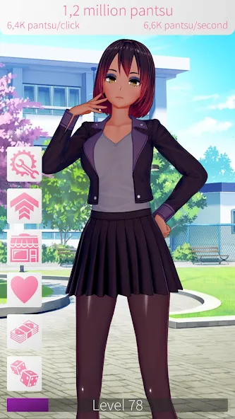 WAIFU CLICKER Sexy Anime Girls [MOD: безлимитные монеты и открытые девушки] Screenshot 5