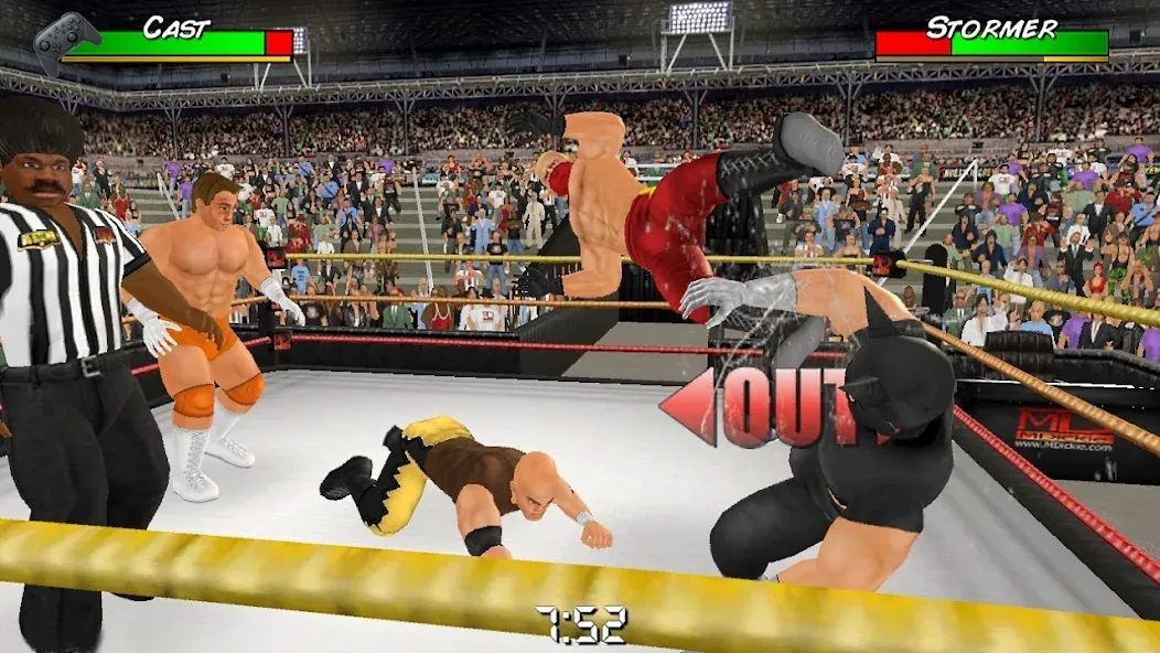 Wrestling Empire [MOD: безлимитные деньги и открыты все возможности] Screenshot 1
