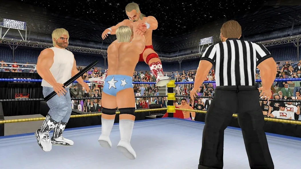 Wrestling Empire [MOD: безлимитные деньги и открыты все возможности] Screenshot 2