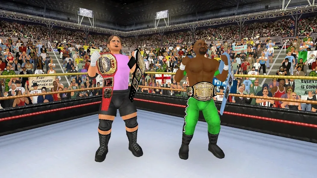 Wrestling Empire [MOD: безлимитные деньги и открыты все возможности] Screenshot 4