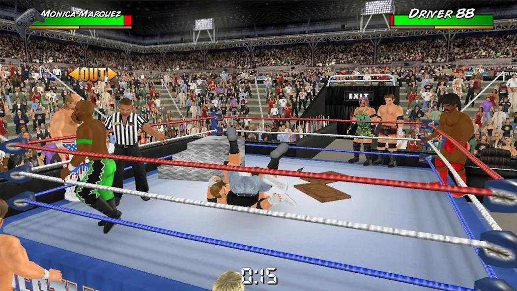 Wrestling Empire [MOD: безлимитные деньги и открыты все возможности] Screenshot 5