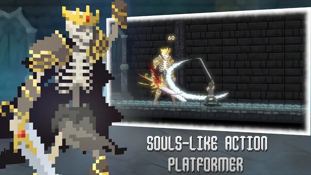 Deathblaze Action Platformer [MOD: безлимитные жизни и усиленный урон] Screenshot 1
