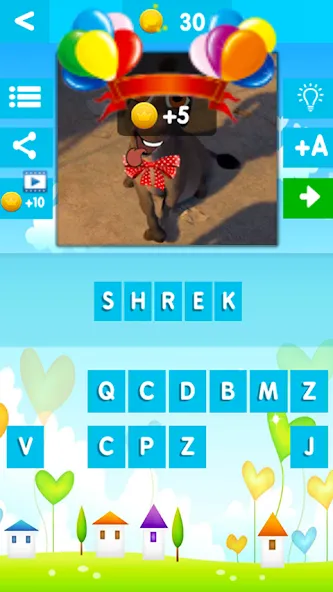 Cartoon Quiz [MOD: безлимитные подсказки и жизни] Screenshot 3