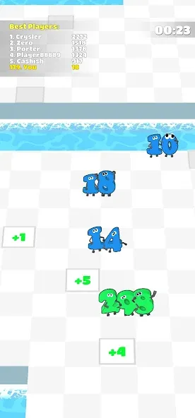 Numbers.io [MOD: безлимитные очки и ускоренный рост] Screenshot 2