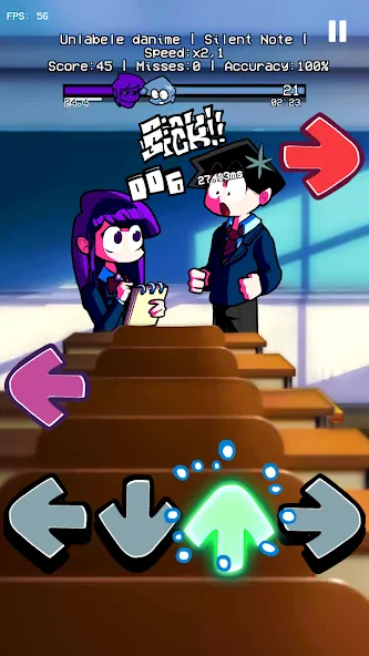 Music Battle Anime Corruption [MOD: аниме-битвы и музыкальная коррупция] Screenshot 3