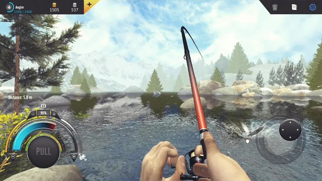 Professional Fishing [MOD: безлимитные деньги и премиум снасти] Screenshot 3