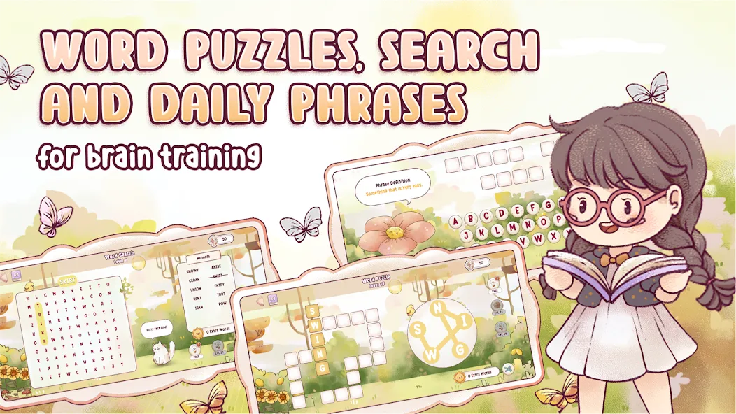Ryahs Rhythm: Crossword Puzzle [MOD: открыты все уровни и подсказки] Screenshot 1