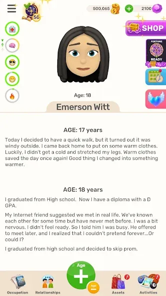 Age Sim: Adventure Living [MOD: безлимитные деньги и ресурсы] Screenshot 5