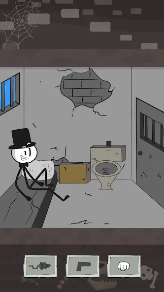 Prison Break: Stick Story [MOD: безлимитные деньги и открыты все уровни] Screenshot 1