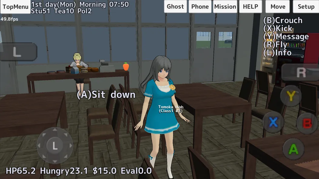 School Girls Simulator [MOD: много денег и все открыто] Screenshot 5