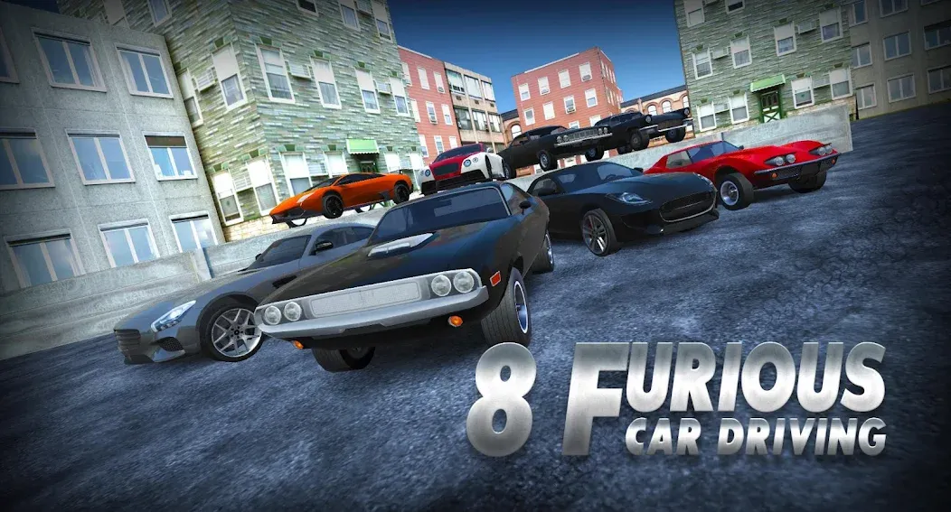 Furious Car Driving 2023 [MOD: безлимитные деньги и топливо] Screenshot 1