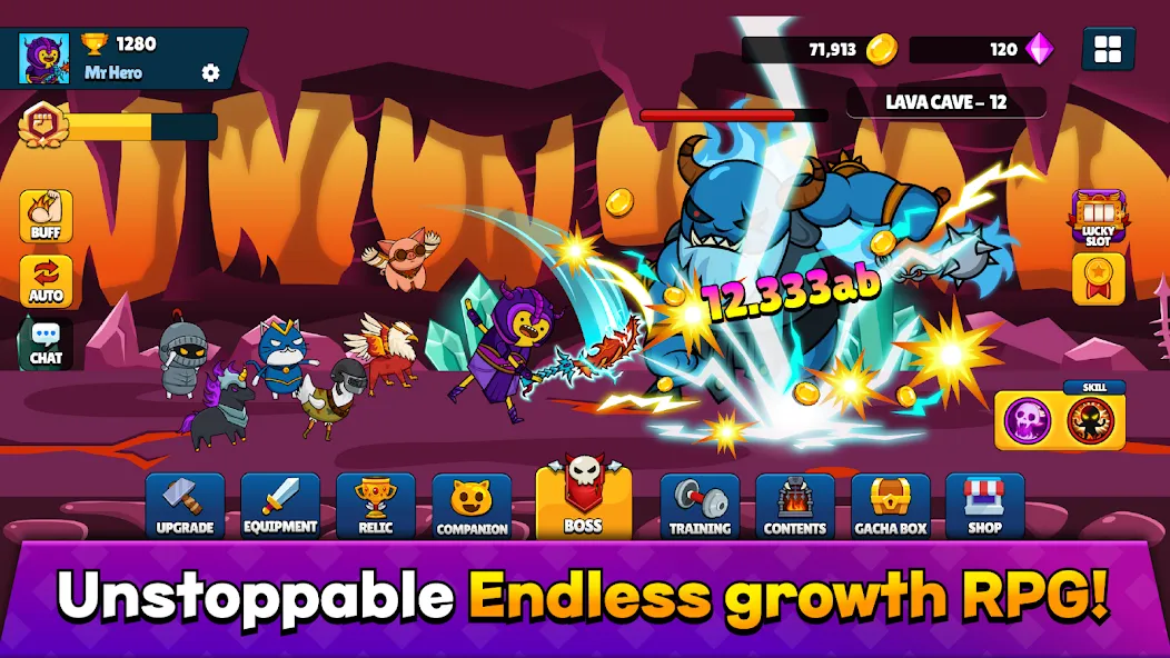 Mr Hero [MOD: безлимитные деньги и усиленный герой] Screenshot 1