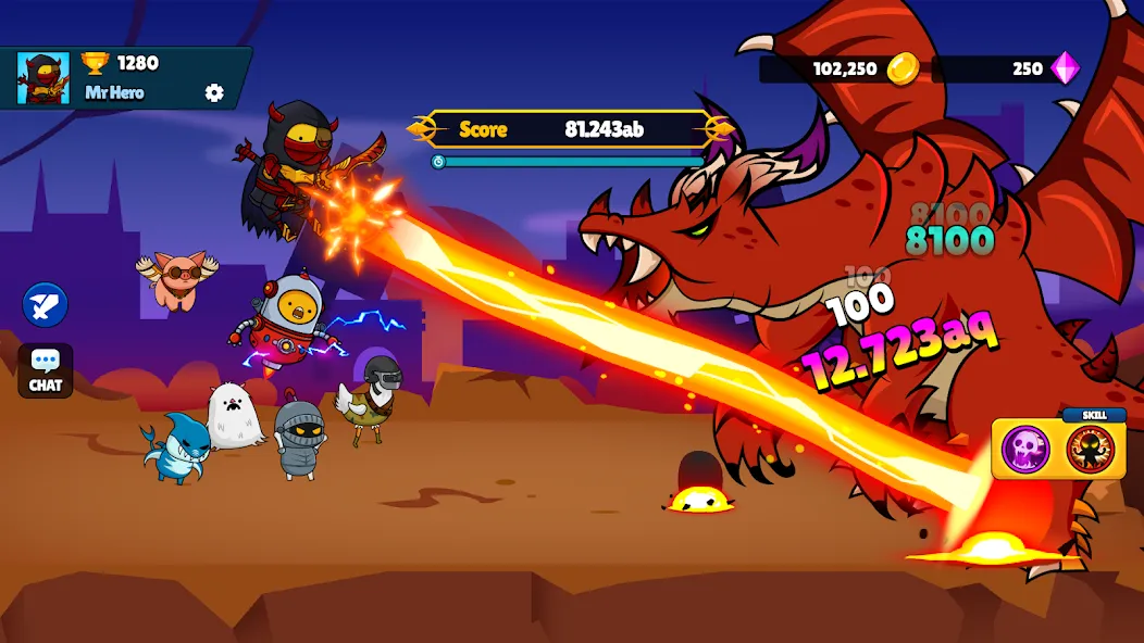 Mr Hero [MOD: безлимитные деньги и усиленный герой] Screenshot 4