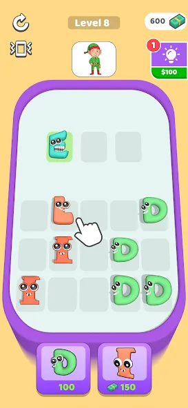 ABC Merge [MOD: без рекламы и всё открыто] Screenshot 1