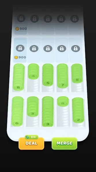 Coin Sort [MOD: безлимитные монеты и открыты все уровни] Screenshot 4
