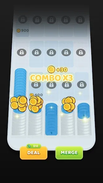 Coin Sort [MOD: безлимитные монеты и открыты все уровни] Screenshot 5
