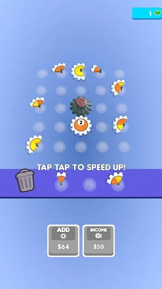 Gear Sort Puzzle [MOD: безлимитные подсказки и все уровни открыты] Screenshot 2