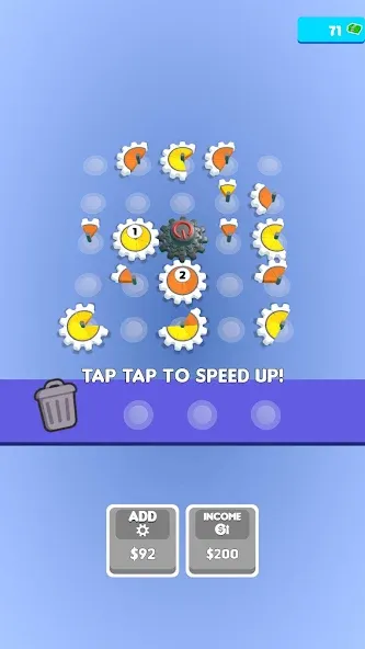 Gear Sort Puzzle [MOD: безлимитные подсказки и все уровни открыты] Screenshot 3