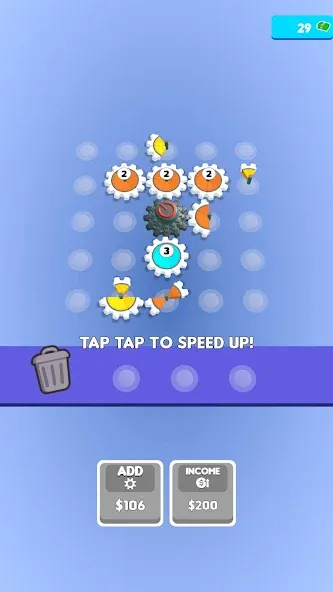 Gear Sort Puzzle [MOD: безлимитные подсказки и все уровни открыты] Screenshot 4