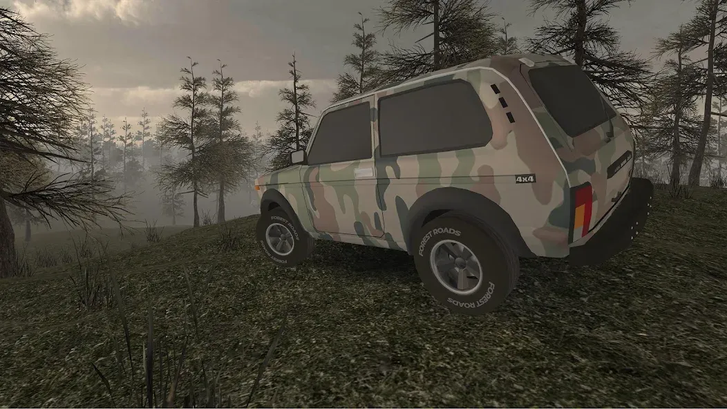 Forest Roads. Niva [MOD: без рекламы и много денег] Screenshot 5