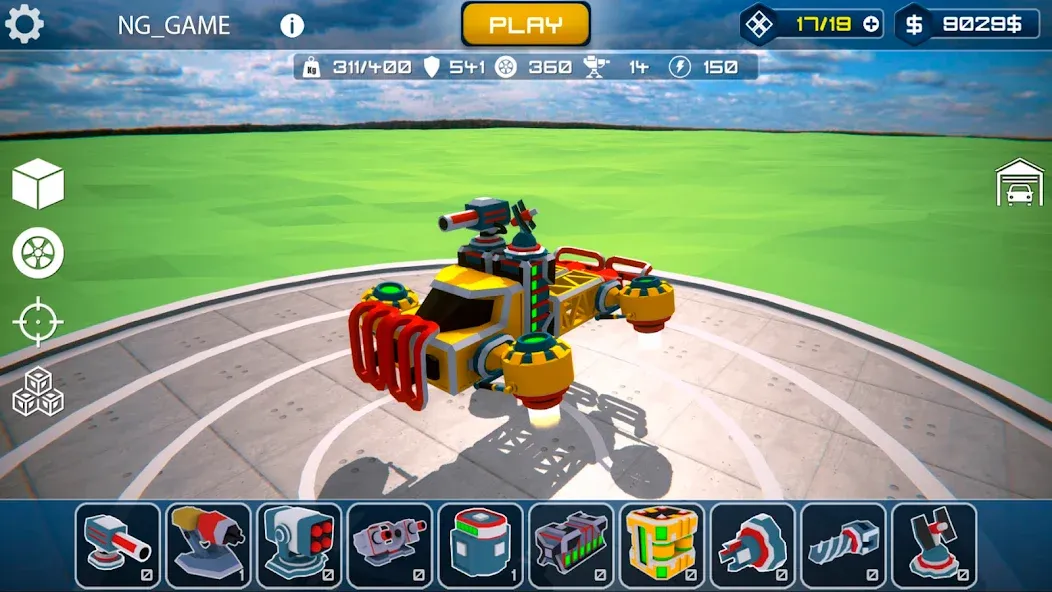 Block Tech : Sandbox Online [MOD: безлимитные ресурсы и открыты все машины] Screenshot 2