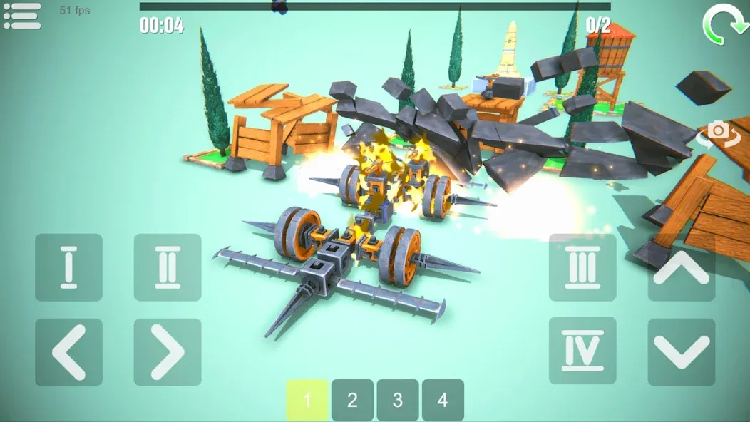 Destroy the world: Sandbox [MOD: безграничное разрушение и все ресурсы] Screenshot 1
