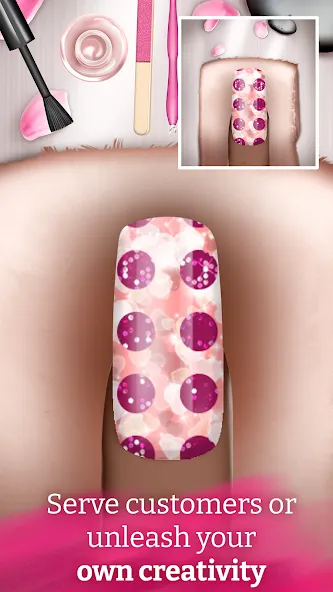 Nail Art Fashion Salon Game [MOD: безлимитные деньги и все предметы] Screenshot 3