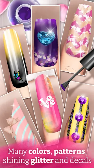 Nail Art Fashion Salon Game [MOD: безлимитные деньги и все предметы] Screenshot 4