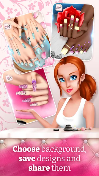 Nail Art Fashion Salon Game [MOD: безлимитные деньги и все предметы] Screenshot 5