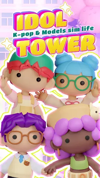 Idol Tower: K-pop &amp; Models [MOD: безлимитные деньги и премиум-контент] Screenshot 4