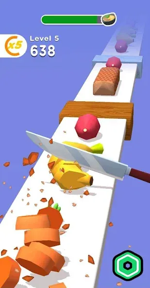 Super Slices Robux Roblominer [MOD: безлимитные робуксы и все уровни] Screenshot 3