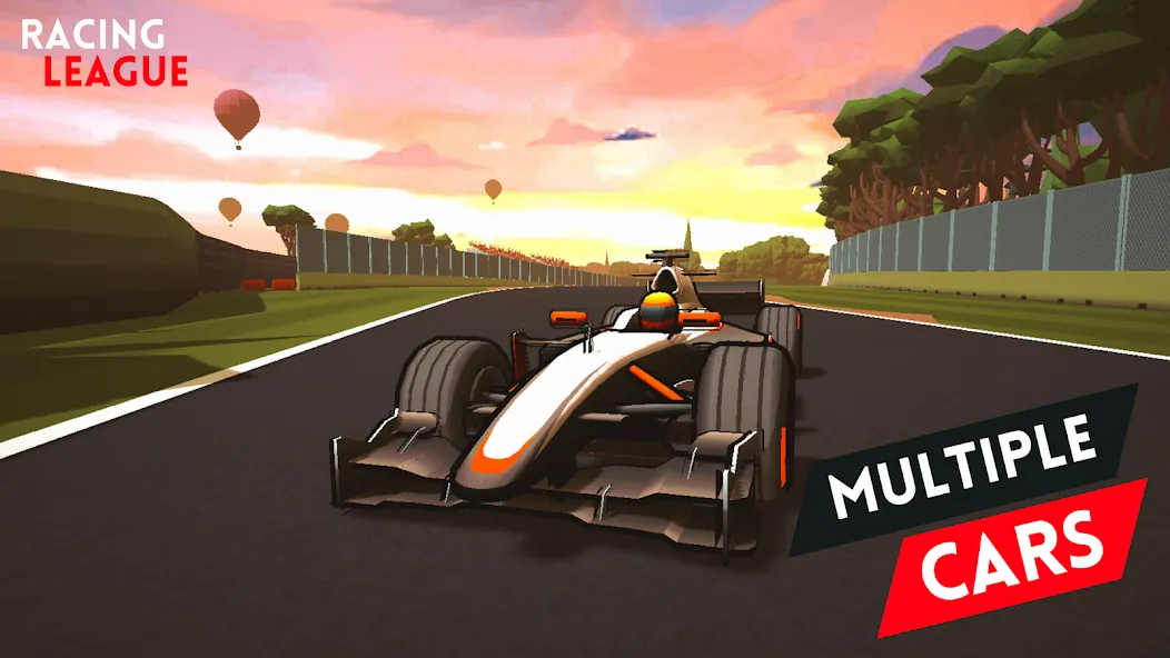 Racing League: 3D Race Offline [MOD: безлимитные деньги и топливо] Screenshot 5