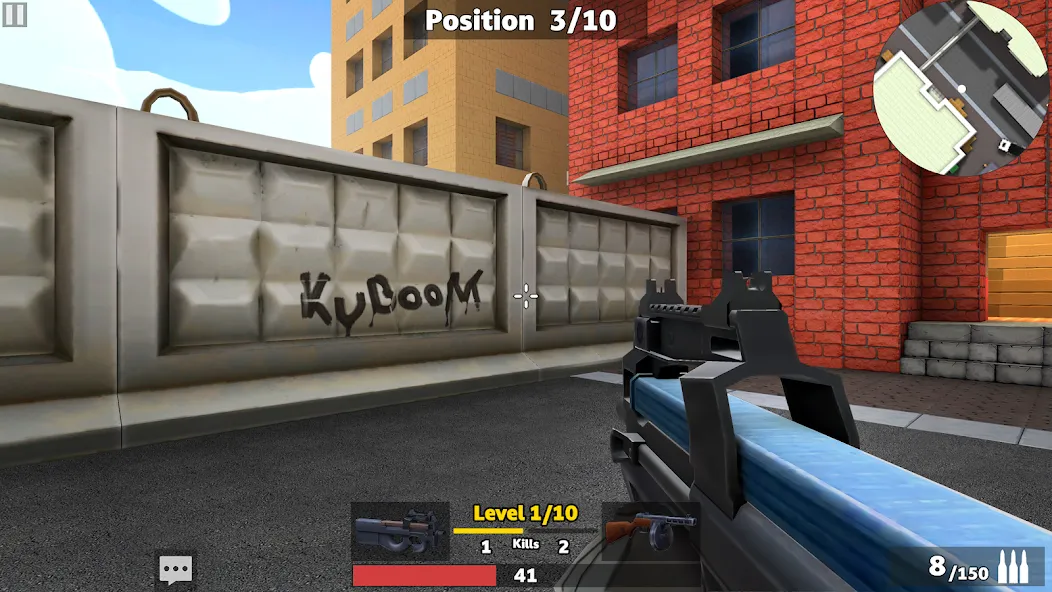KUBOOM 3D: FPS Shooting Games [MOD: безлимитные деньги и оружие] Screenshot 1