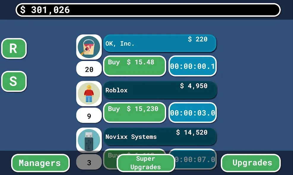 The Ok Clicker [MOD: быстрый прирост очков и бонусы] Screenshot 5