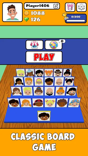 Guess who I am 2 - Board games [MOD: открыты все персонажи и уровни] Screenshot 1
