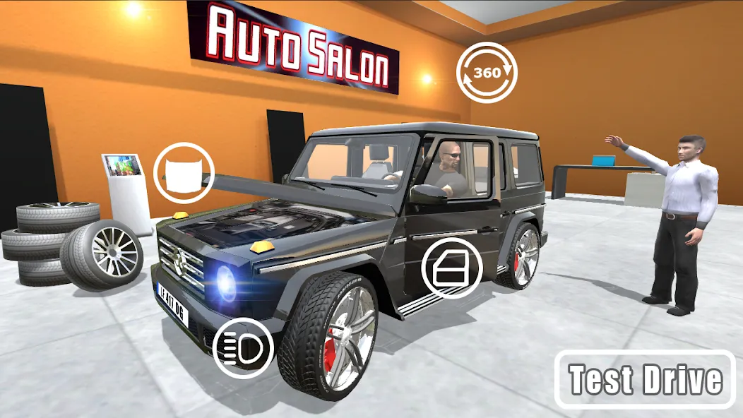 Offroad G-Class [MOD: безлимитные деньги и открытые машины] Screenshot 1
