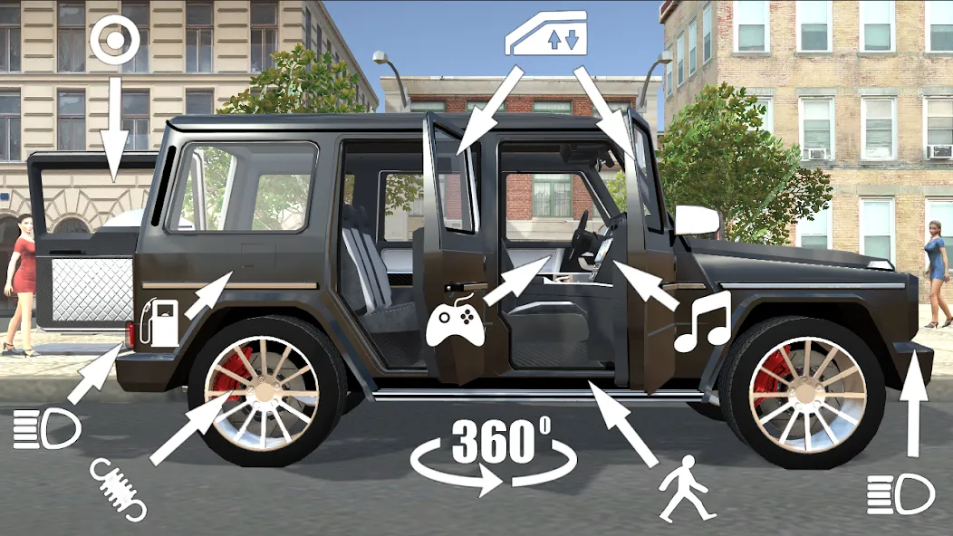 Offroad G-Class [MOD: безлимитные деньги и открытые машины] Screenshot 2