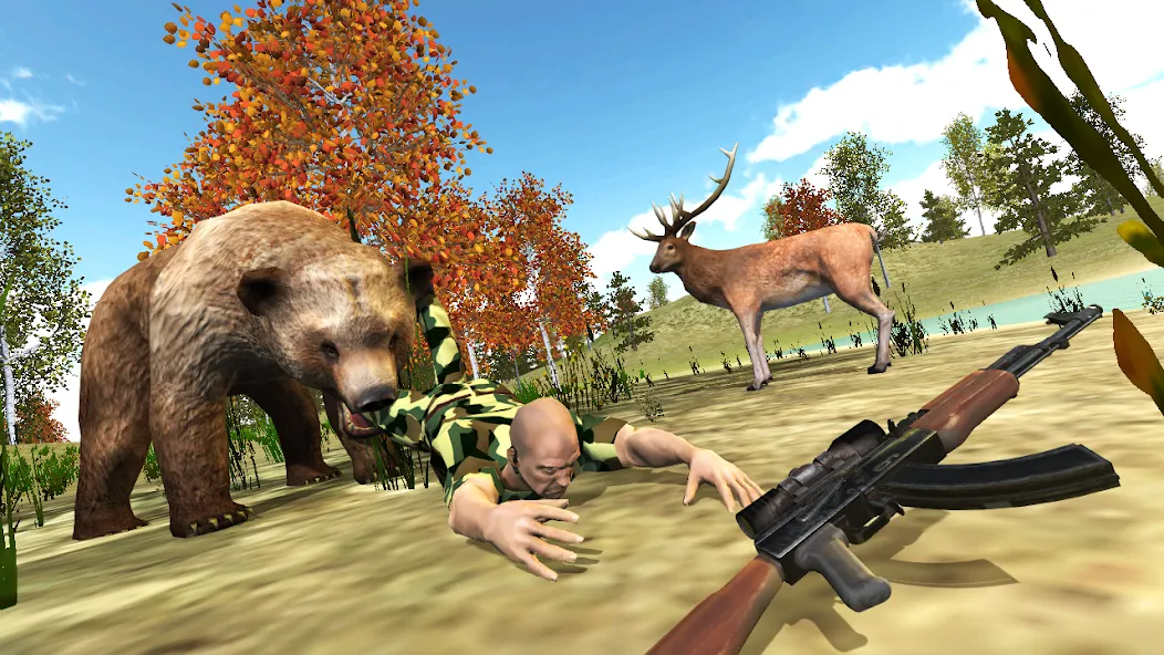 Hunting Simulator 4x4 [MOD: безлимитные деньги и патроны] Screenshot 4
