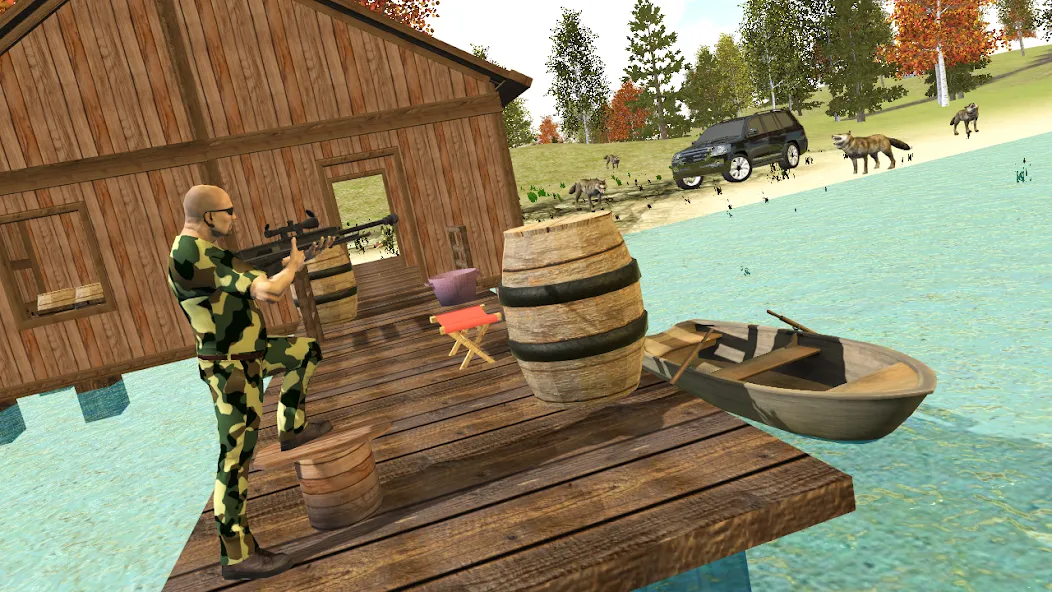 Hunting Simulator 4x4 [MOD: безлимитные деньги и патроны] Screenshot 5