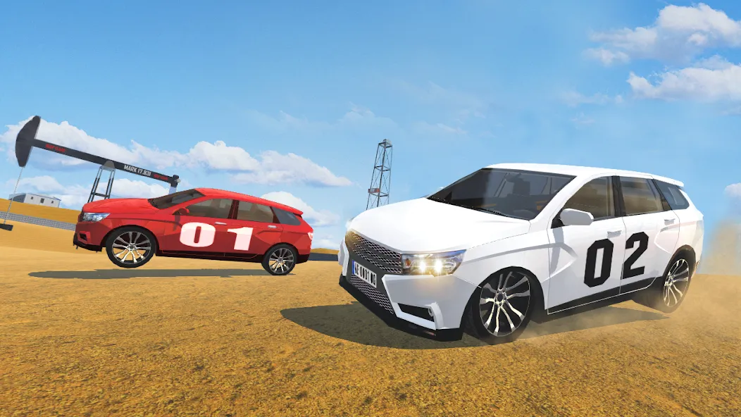 Russian Cars: VestaSW [MOD: безлимитные деньги и открыты все машины] Screenshot 5