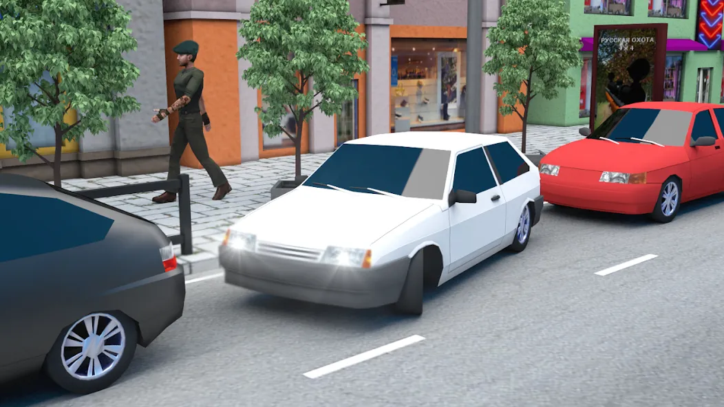 Russian Cars: 8 in City [MOD: безлимитные деньги и все машины] Screenshot 1