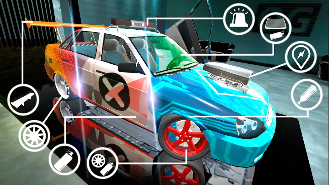 Russian Cars: Priorik 2 [MOD: безлимитные деньги и топливо] Screenshot 2