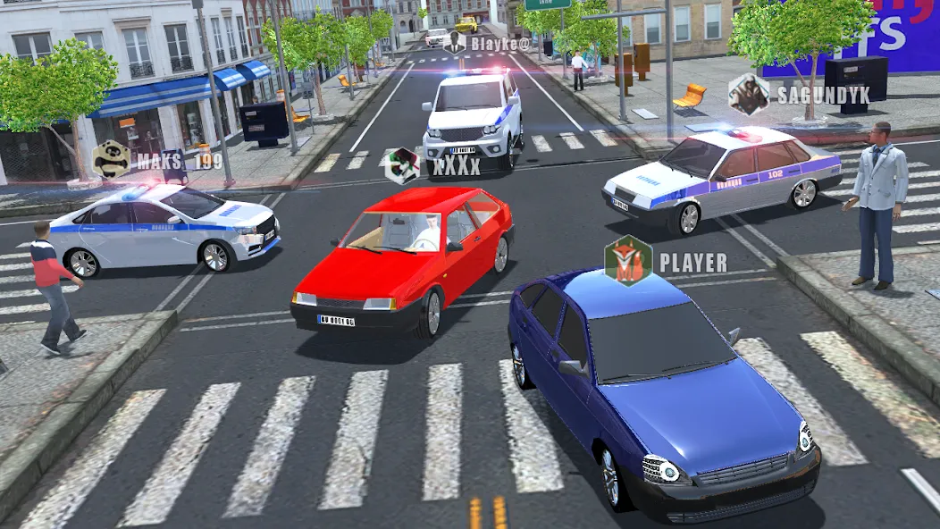 Russian Cars Simulator [MOD: безлимитные деньги и все машины] Screenshot 1