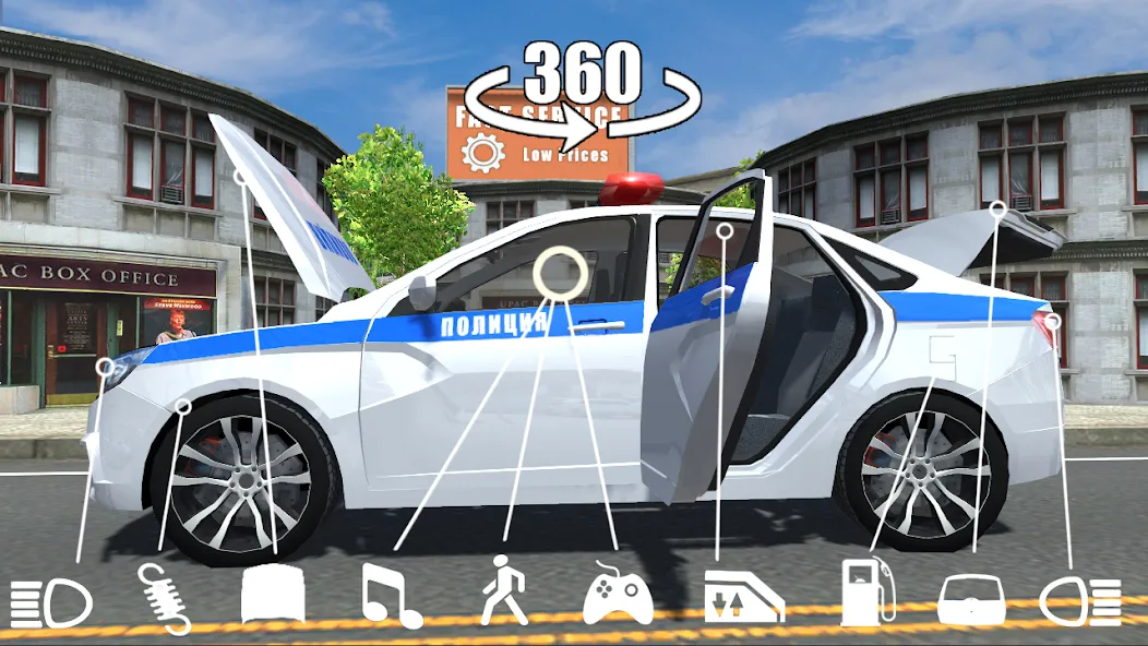 Russian Cars Simulator [MOD: безлимитные деньги и все машины] Screenshot 2
