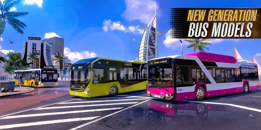 Bus Simulator 2023 [MOD: безлимитные деньги и все автобусы] Screenshot 1