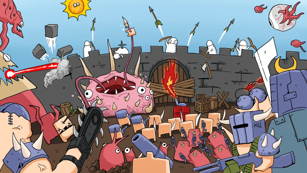 Arrow War [MOD: безлимитные стрелы и усиленный урон] Screenshot 1